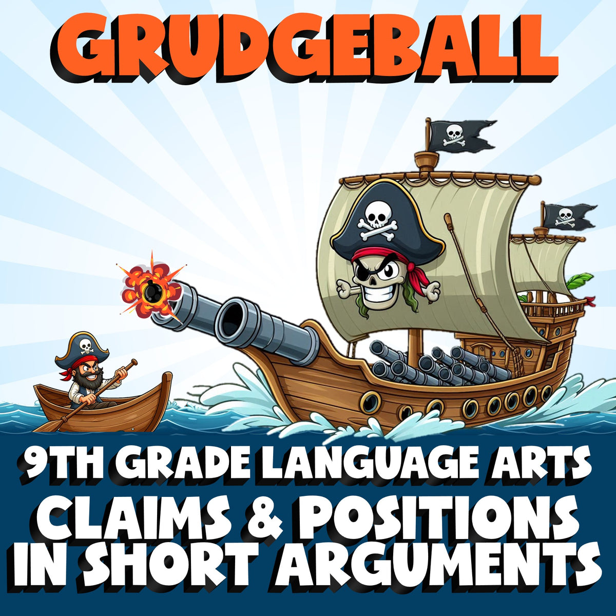 Claims & Positions in Short Arguments GRUDGEBALL ELA Game - No Prep Grade 9