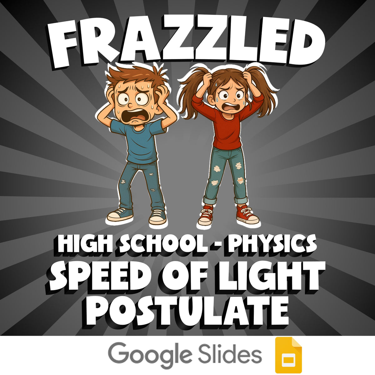 Speed of Light Postulate FRAZZLED Science Game - No Prep Physics Review Activity