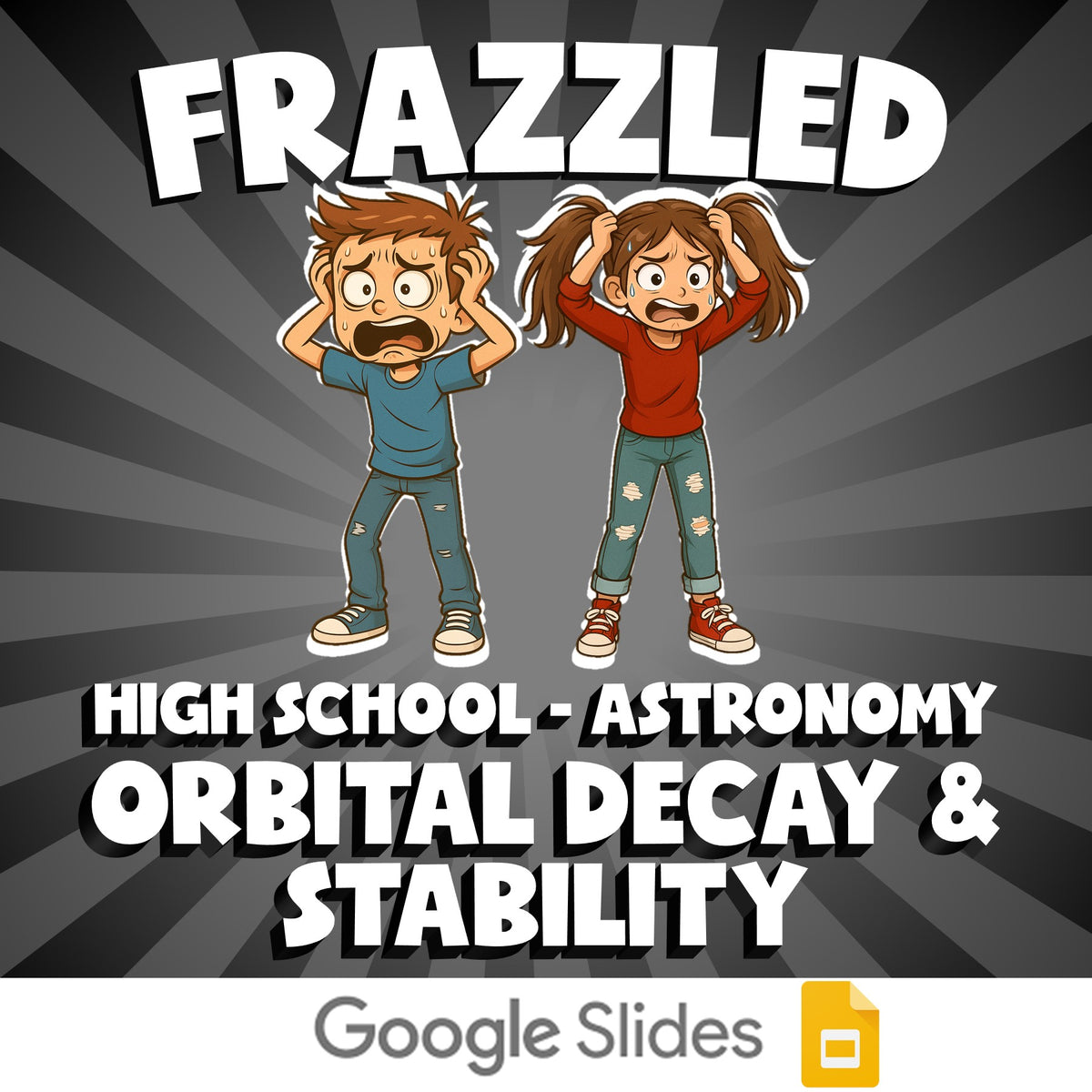 Orbital Decay & Stability FRAZZLED Science Game - No Prep Astronomy Review