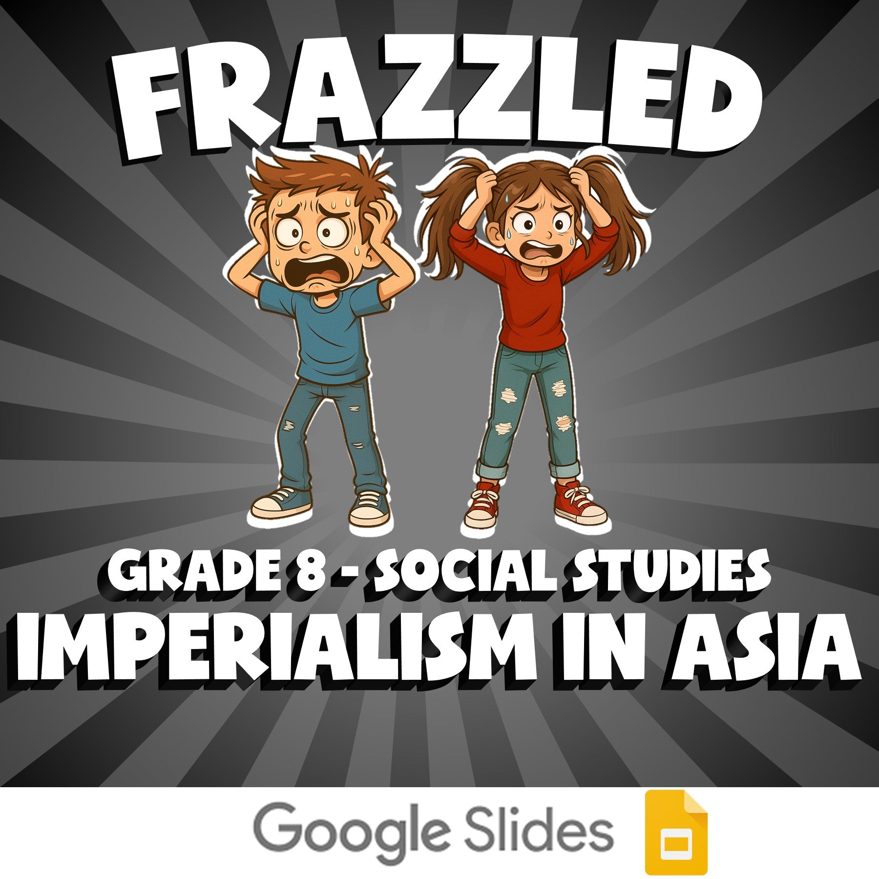Imperialism in Asia FRAZZLED Socials Game - No Prep Grade 8 Review Activity