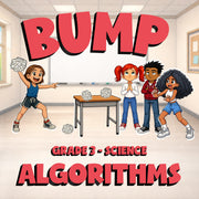 Algorithms BUMP Science Game - No Prep Grade 3 Review Activity