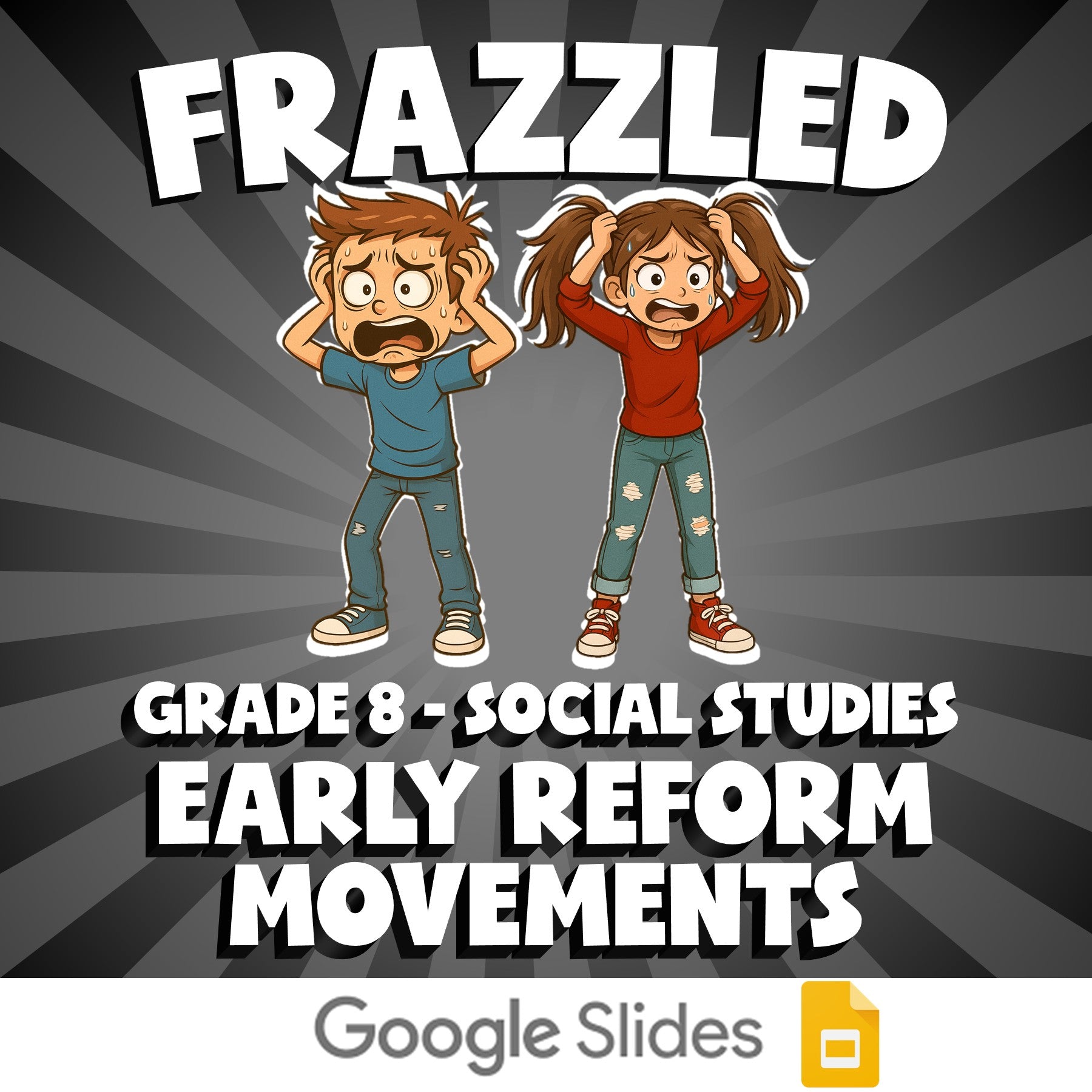 Early Reform Movements FRAZZLED Socials Game - No Prep Grade 8 Review Activity