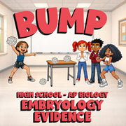 Embryology Evidence BUMP Science Game - No Prep AP Biology Review Activity