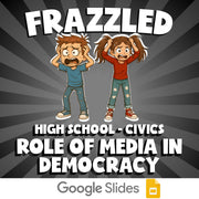 Role of Media in Democracy FRAZZLED Civics Game - No Prep Review Activity