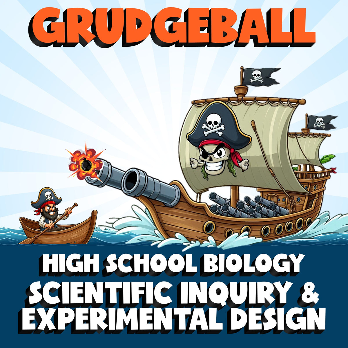 Scientific Inquiry & Experimental Design GRUDGEBALL Science Game - Biology