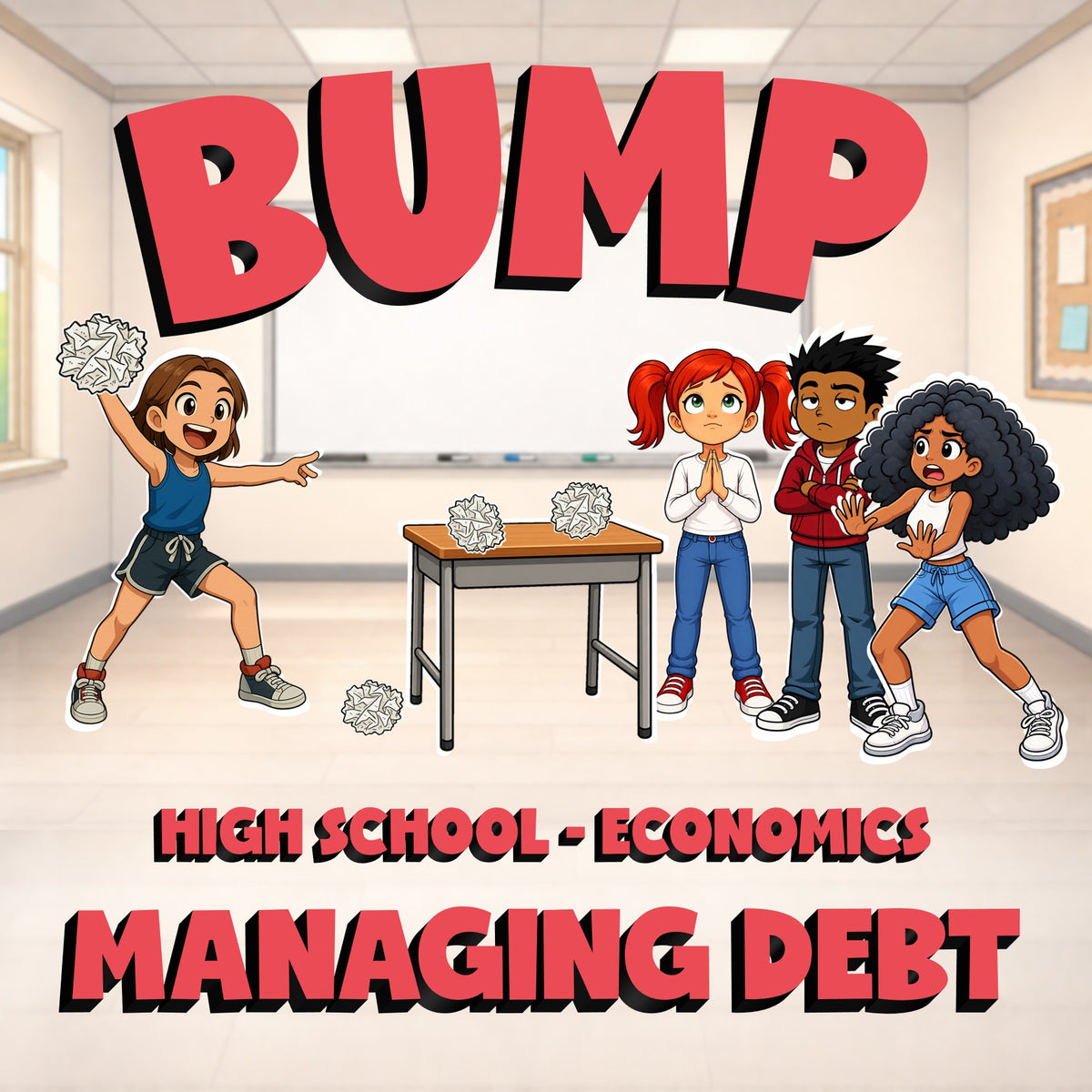 Managing Debt BUMP Economics Game - No Prep Review Activity