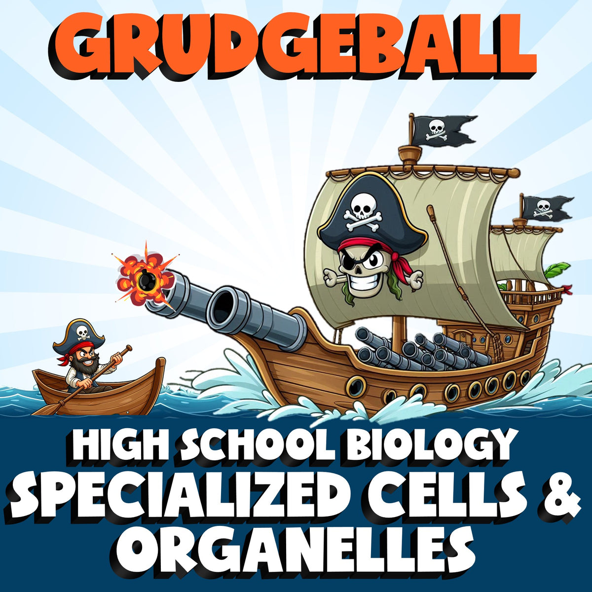 Specialized Cells & Organelles GRUDGEBALL Science Game - No Prep Biology Review