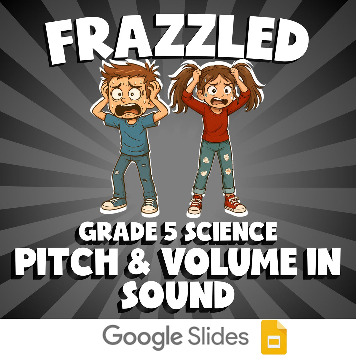 Pitch & Volume in Sound FRAZZLED Science Game - No Prep Grade 5 Review Activity