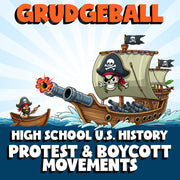 Protest & Boycott Movements GRUDGEBALL U.S. History Game - No Prep Review