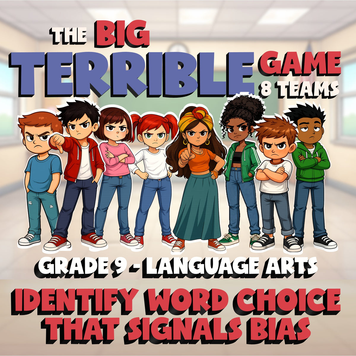 Identify Word Choice That Signals Bias BIG TERRIBLE GAME - Grade 9 ELA Review