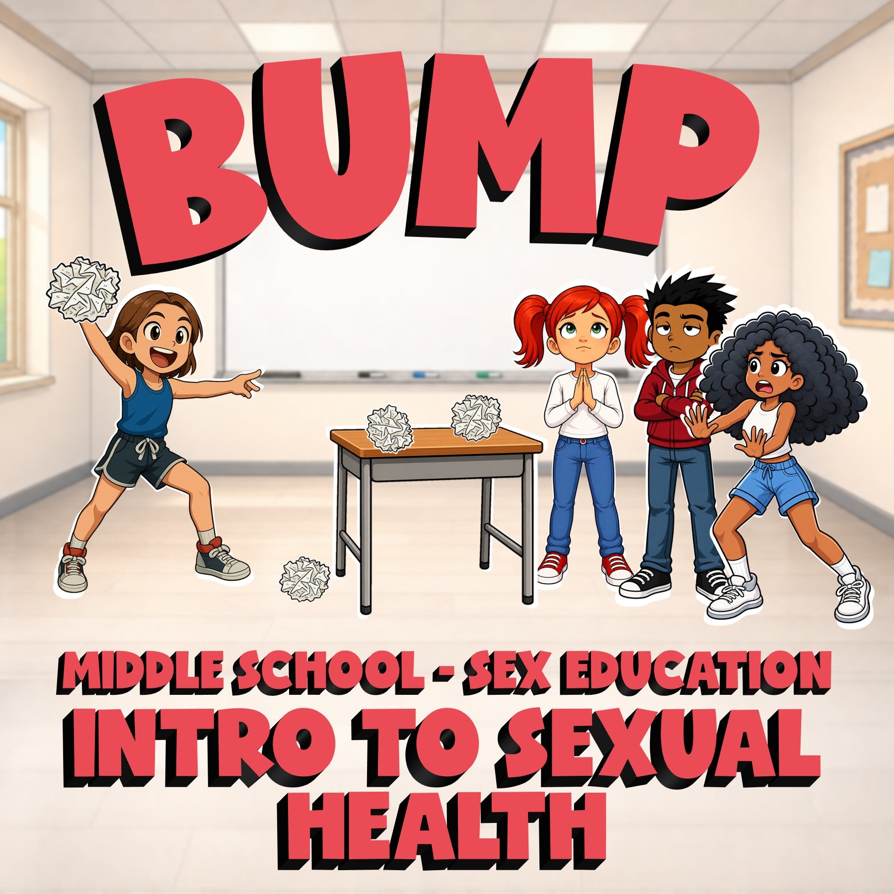 Intro to Sexual Health BUMP Game - No Prep Middle School Sex Education Review