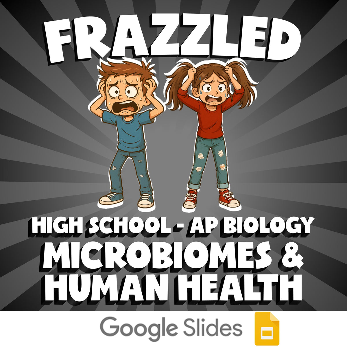 Microbiomes & Human Health FRAZZLED Science Game - No Prep AP Biology Review
