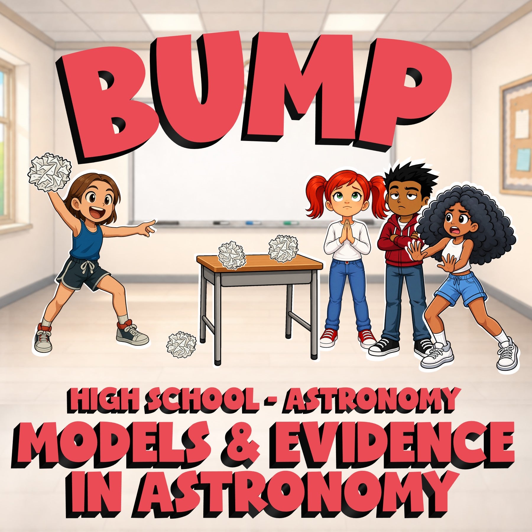 Models & Evidence in Astronomy BUMP Science Game - No Prep Astronomy Review