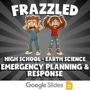Emergency Planning & Response FRAZZLED Game - No Prep Earth Science Review
