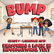 Reasoning & Logic in Informational Text BUMP ELA Game - No Prep Grade 9 Review