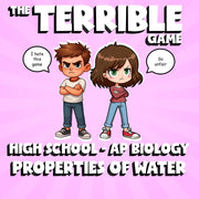 Properties of Water THE TERRIBLE GAME - No Prep AP Biology Science Review