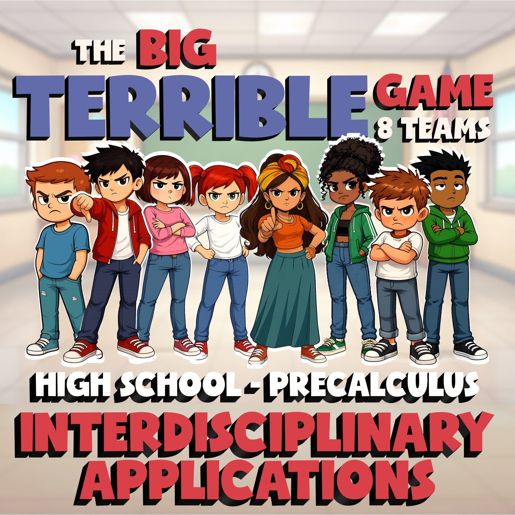 Interdisciplinary Applications BIG TERRIBLE GAME - PreCalculus Math Review