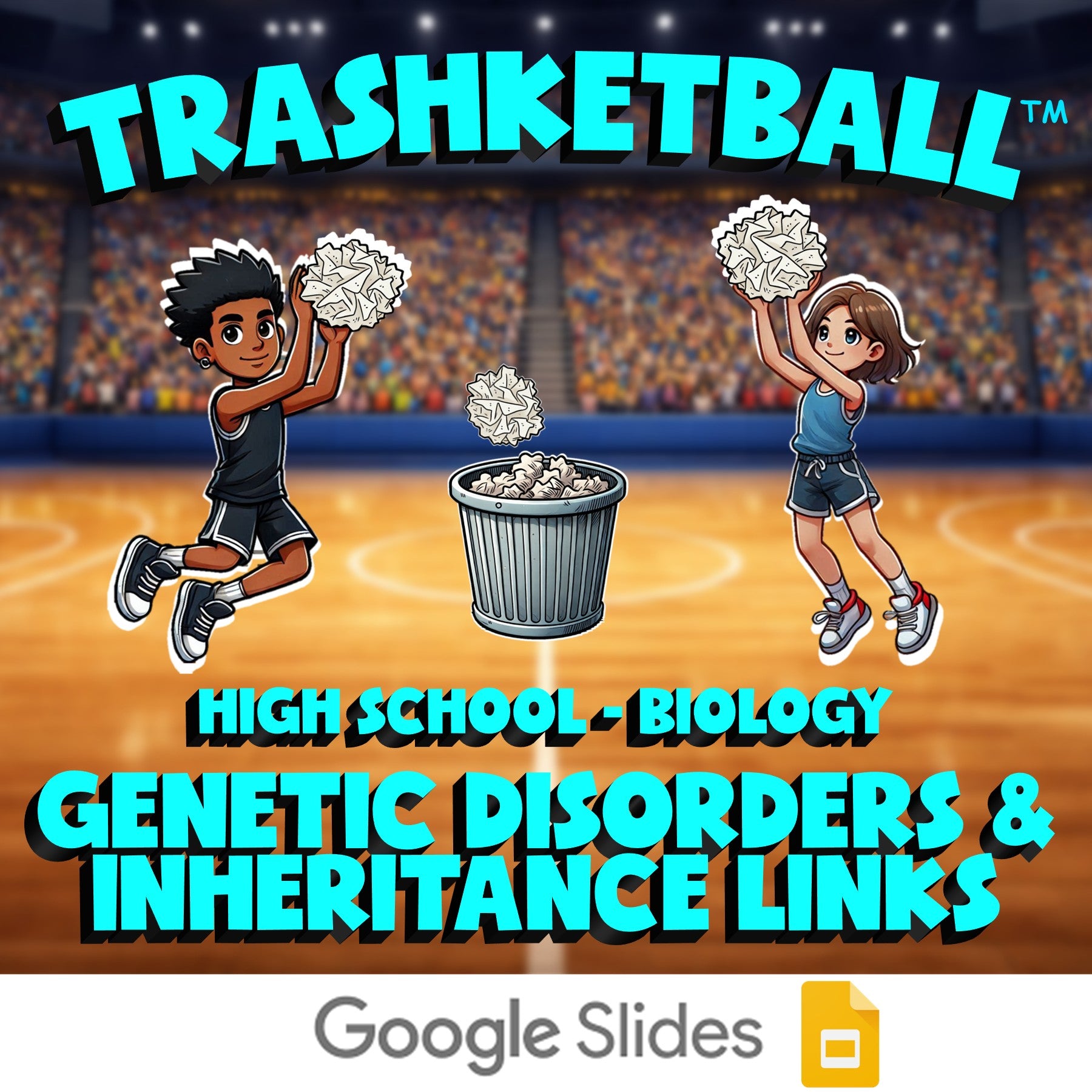 Genetic Disorders & Inheritance Links TRASHKETBALL Science Game - Biology