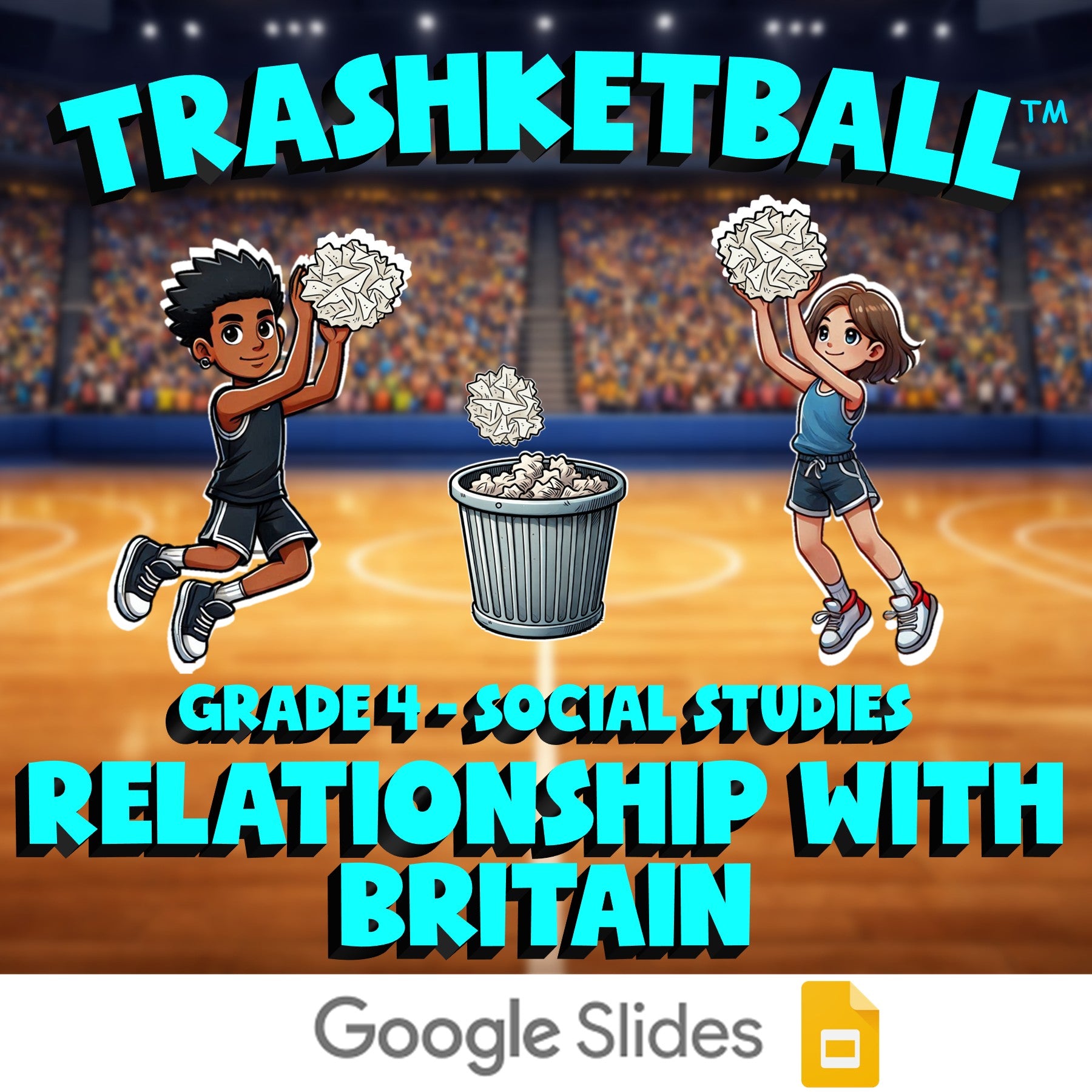 Relationship with Britain TRASHKETBALL Socials Game - No Prep Grade 4 Review