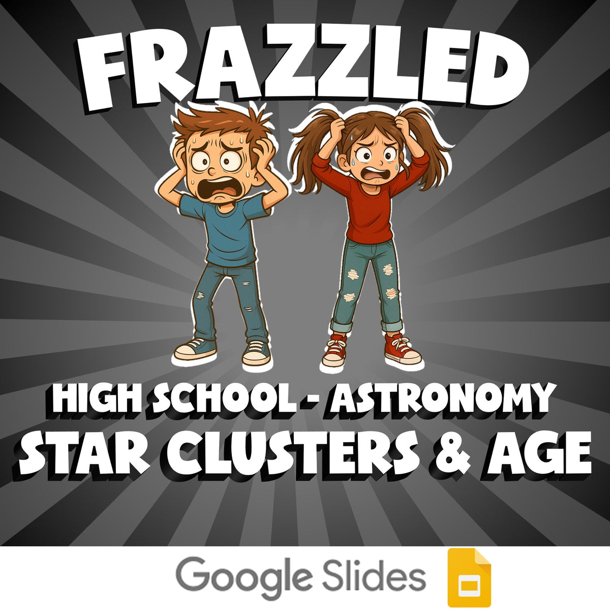 Star Clusters & Age FRAZZLED Science Game - No Prep Astronomy Review Activity