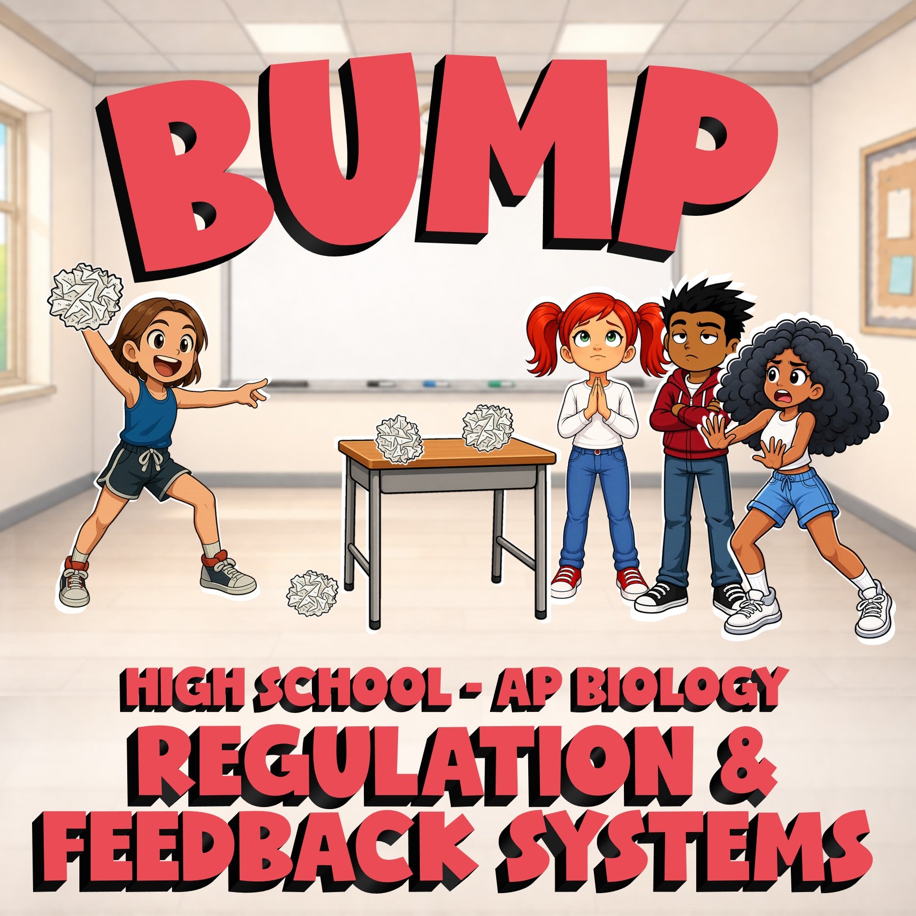 Regulation & Feedback Systems BUMP Science Game - No Prep AP Biology Review