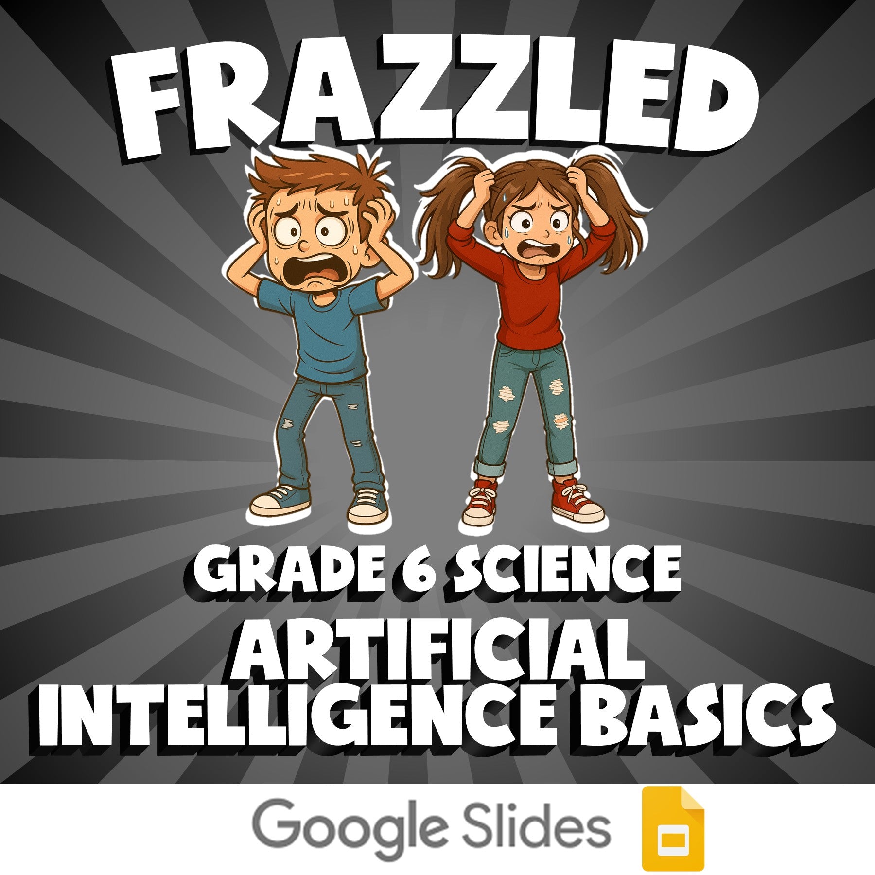 Artificial Intelligence Basics FRAZZLED Science Game - No Prep Grade 6 Review