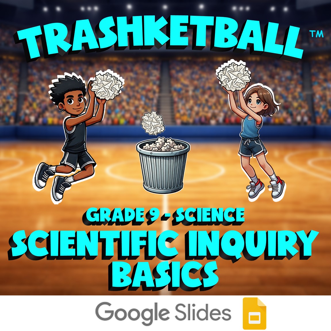 Scientific Inquiry Basics TRASHKETBALL Science Game - No Prep Grade 9 Review