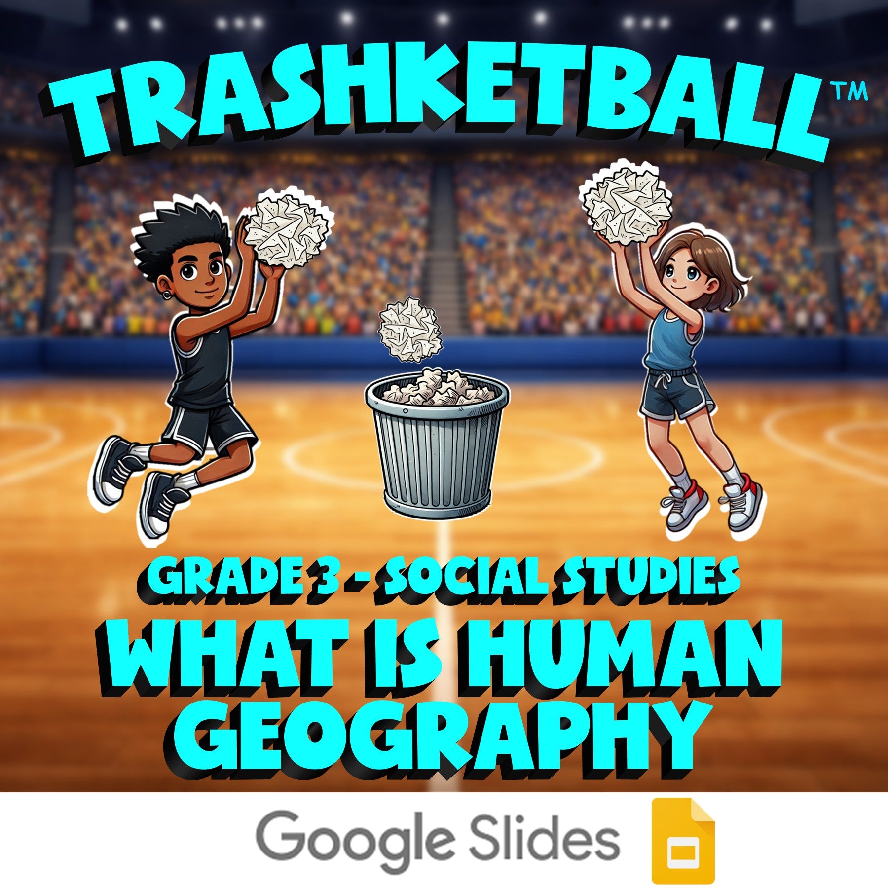 What Is Human Geography TRASHKETBALL Socials Game - No Prep Grade 3 Review