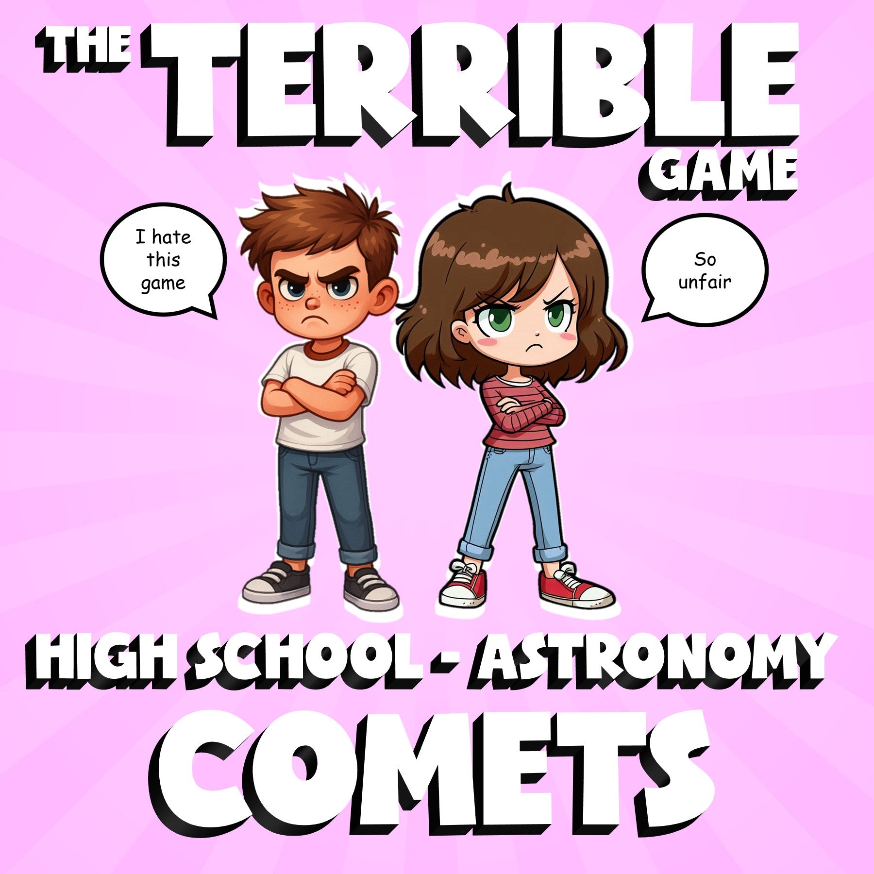 Comets THE TERRIBLE GAME - No Prep Astronomy Science Review Activity