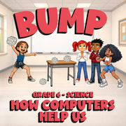How Computers Help Us BUMP Science Game - No Prep Grade 6 Review Activity