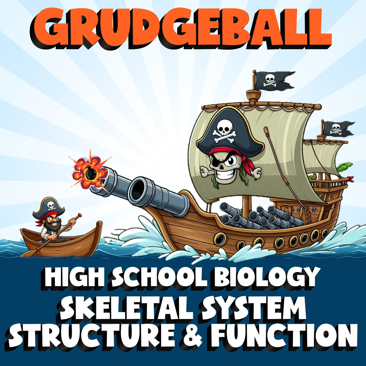 Skeletal System Structure & Function GRUDGEBALL Science Game - No Prep Biology
