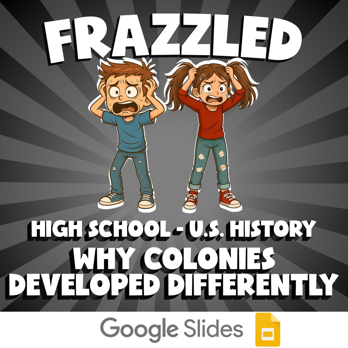 Why Colonies Developed Differently FRAZZLED U.S. History Game - No Prep Review
