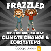 Climate Change & Ecosystems FRAZZLED Science Game - No Prep Biology Review