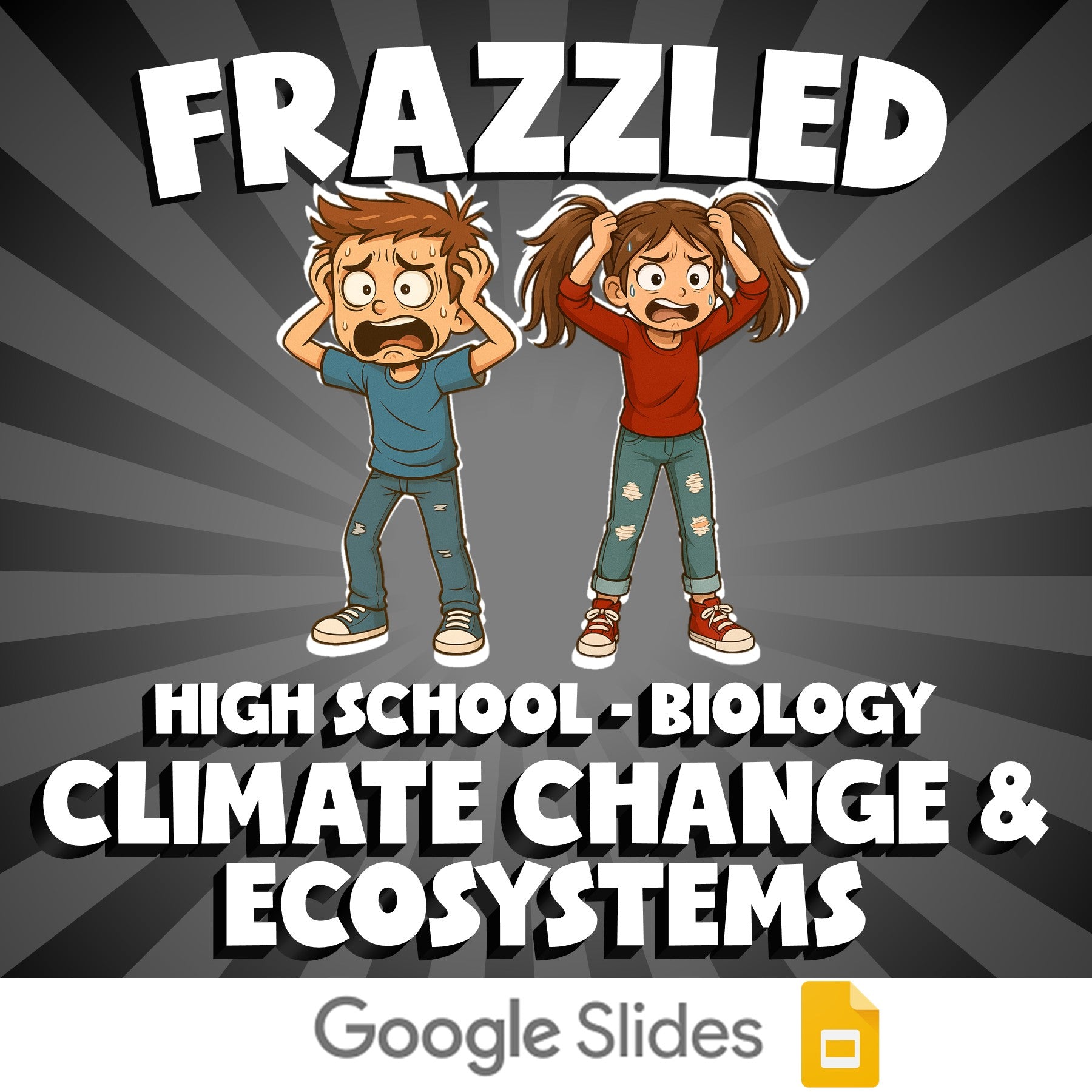 Climate Change & Ecosystems FRAZZLED Science Game - No Prep Biology Review