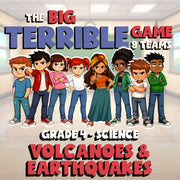 Volcanoes & Earthquakes BIG TERRIBLE GAME - No Prep Grade 4 Science Review