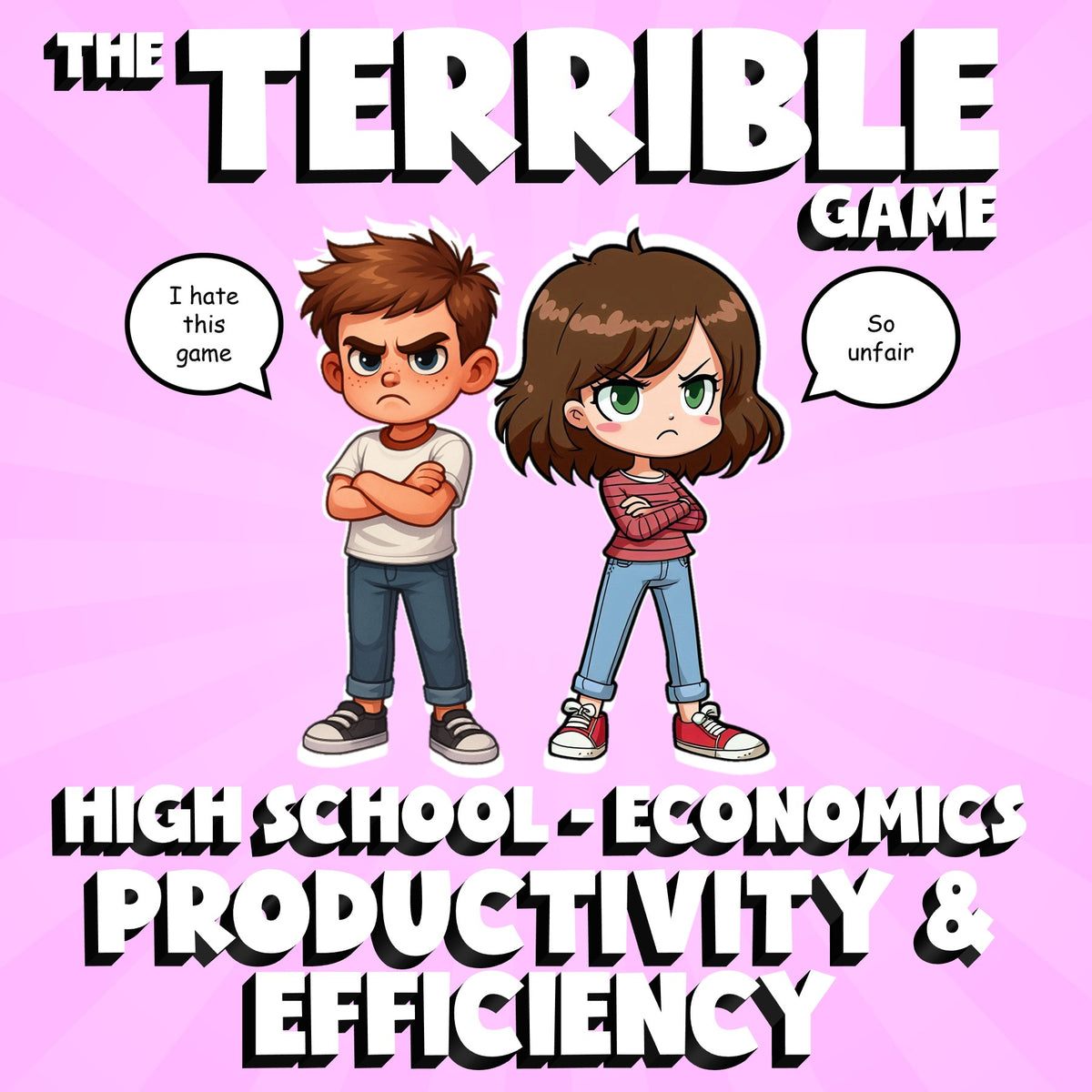Productivity & Efficiency THE TERRIBLE GAME - No Prep Economics Review Activity