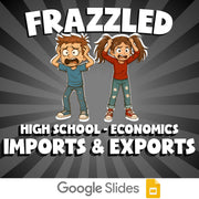 Imports & Exports FRAZZLED Economics Game - No Prep Review Activity