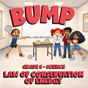 Law of Conservation of Energy BUMP Science Game - No Prep Grade 8 Review