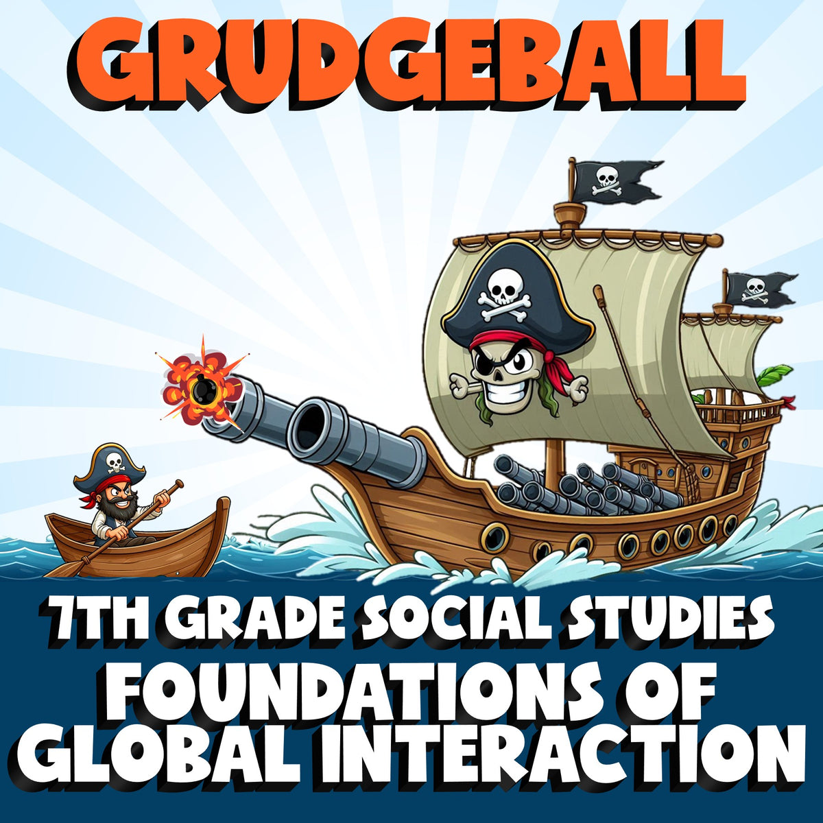 Foundations of Global Interaction GRUDGEBALL Socials Game - No Prep Grade 7