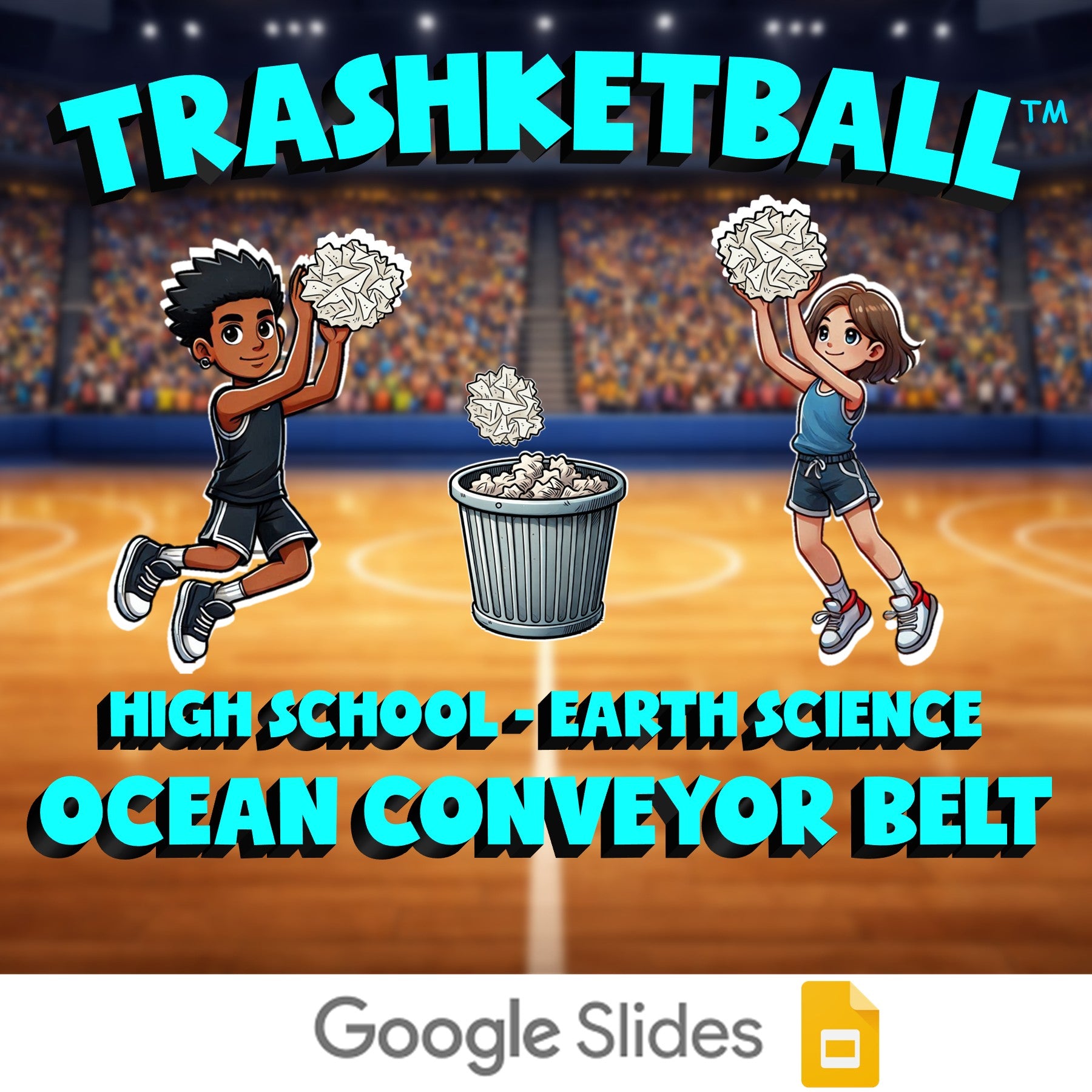 Ocean Conveyor Belt TRASHKETBALL Game - No Prep Earth Science Review Activity