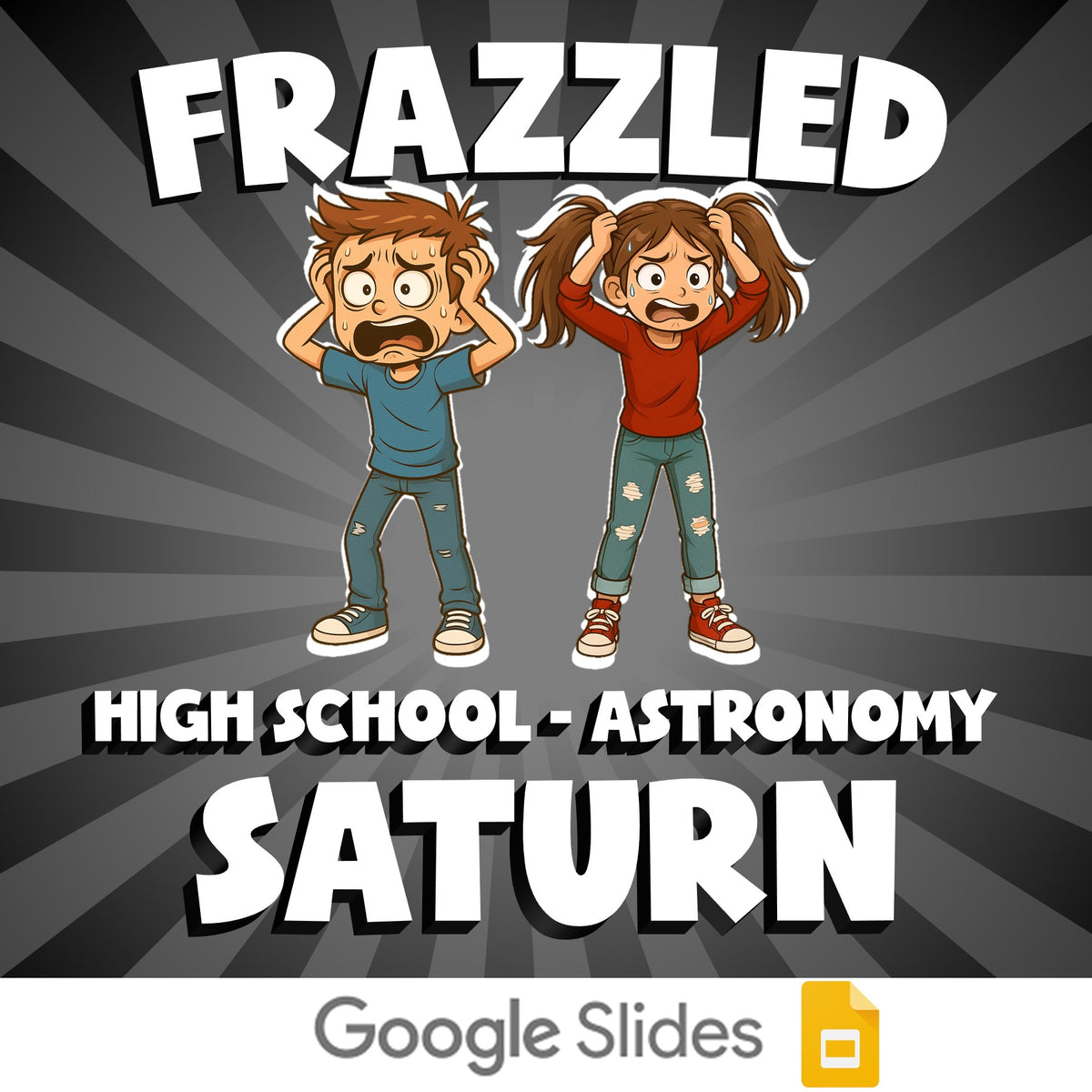 Saturn FRAZZLED Science Game - No Prep Astronomy Review Activity