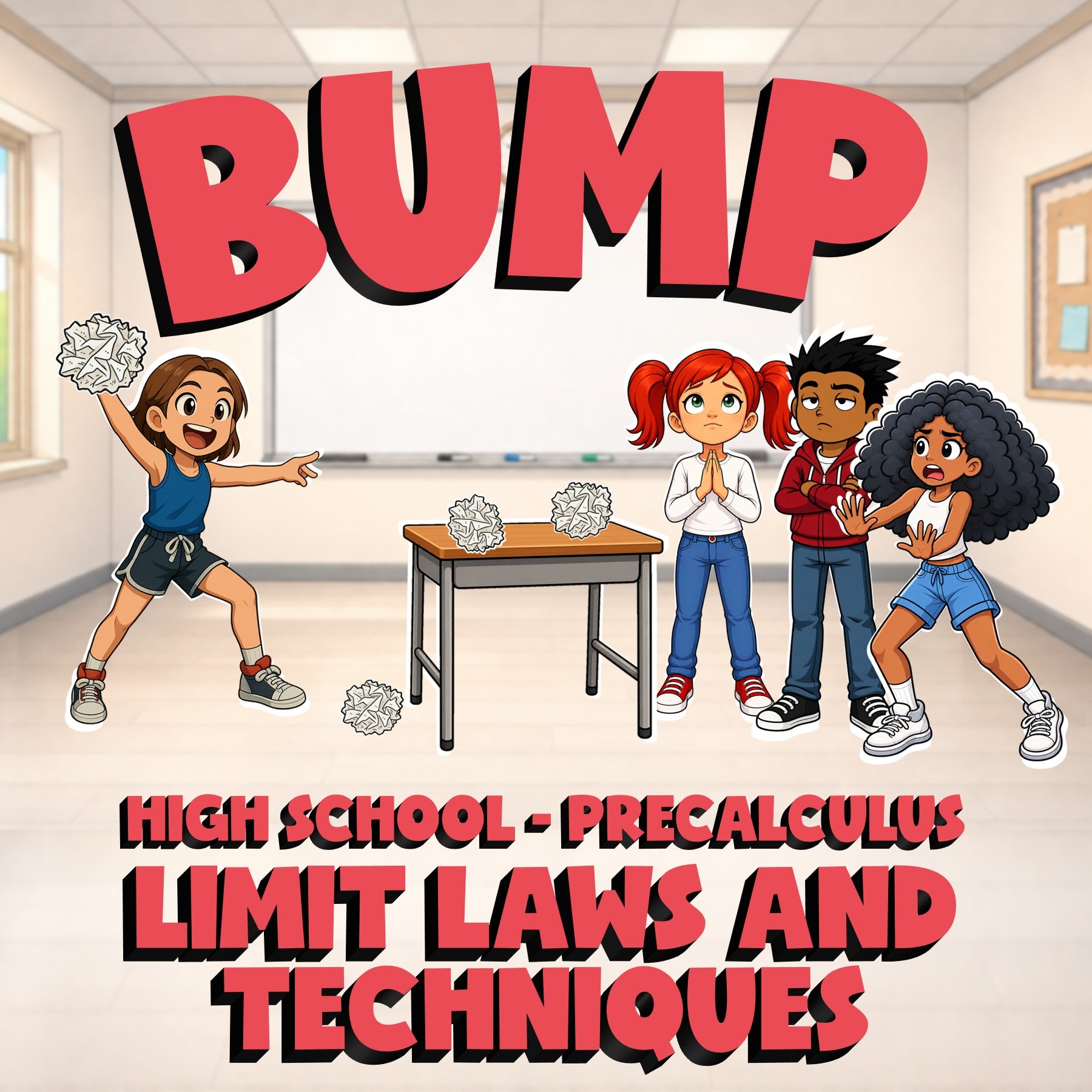 Limit Laws and Techniques BUMP Math Game - No Prep PreCalculus Review Activity