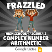 Complex Number Arithmetic FRAZZLED Math Game - No Prep Algebra 2 Review Activity