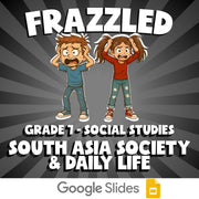 South Asia Society & Daily Life FRAZZLED Socials Game - No Prep Grade 7 Review