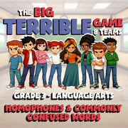 Homophones & Commonly Confused Words BIG TERRIBLE GAME - Grade 3 ELA Review