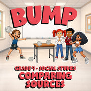 Comparing Sources BUMP Socials Game - No Prep Grade 4 Review Activity