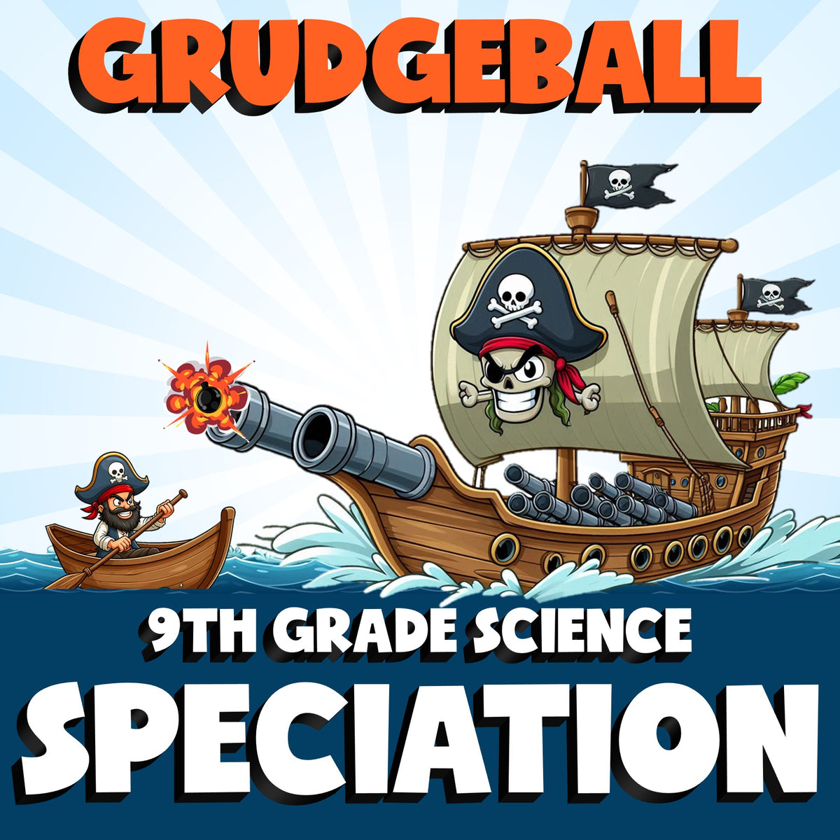 Speciation GRUDGEBALL Science Game - No Prep Grade 9 Review Activity