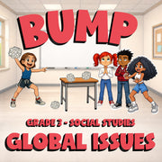 Global Issues BUMP Socials Game - No Prep Grade 3 Review Activity