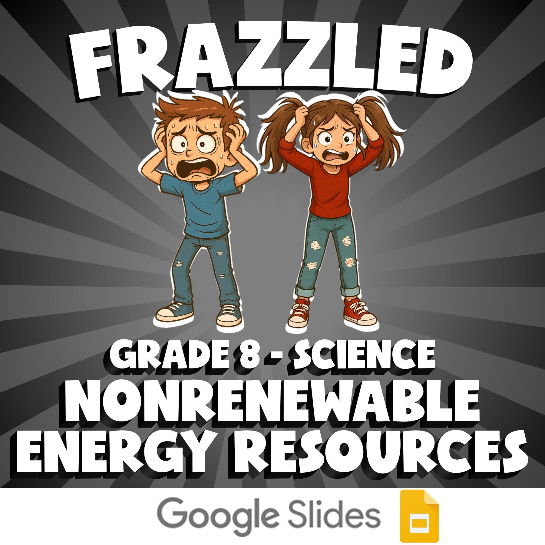 Nonrenewable Energy Resources FRAZZLED Science Game - No Prep Grade 8 Review