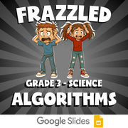 Algorithms FRAZZLED Science Game - No Prep Grade 3 Review Activity